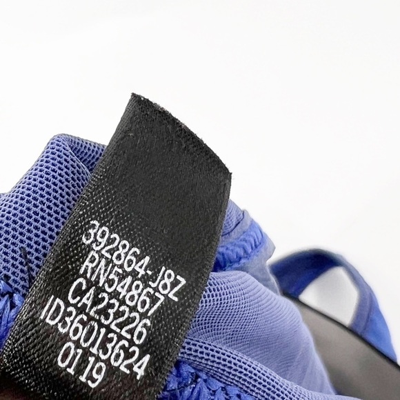 ✅ Victoria's Secret The Player Racerback Sport Bra Size MEDIUM Purple Blue - Picture 7 of 7